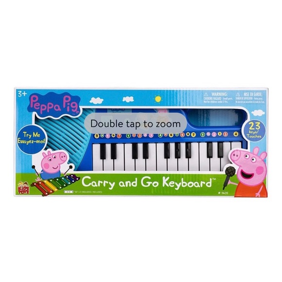 Peppa Pig Kids Educational Musical Keyboard - Picture 2 of 7